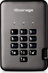 iStorage diskAshur Pro 2 SSD, 256GB, USB-A 3.0