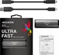 ADATA SE760, Titan-Gray, 256GB, USB-C 3.1