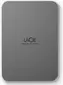 LaCie Mobile Drive Secure, Space Gray, 4TB, USB-C 3.0