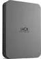 LaCie Mobile Drive Secure, Space Gray, 5TB, USB-C 3.0