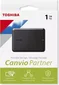 Toshiba Canvio Partner, 1TB, USB 3.0 Micro-B