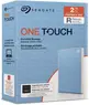 Seagate One Touch Portable HDD with Password +Rescue, Light...