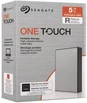 Seagate One Touch Portable HDD with Password, Silver, 5TB, ...