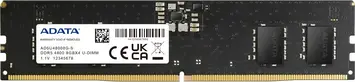 ADATA DIMM 8GB, DDR5-4800, CL40-40-40-77, on-die ECC