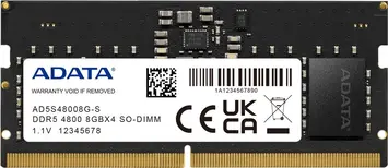 ADATA SO-DIMM 8GB, DDR5-4800, CL40, on-die ECC