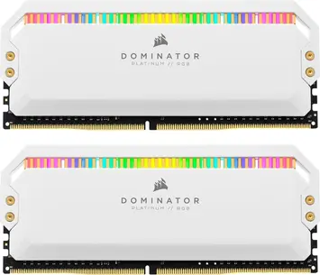 Corsair Dominator Platinum RGB White DIMM Kit 16GB, DDR4-3200, CL16-18-18-36