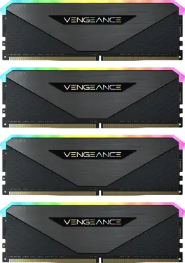 Corsair Vengeance RGB RT Gunmetal DIMM Kit 128GB, DDR4-3600, CL18-22-22-42