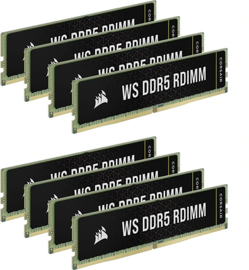 Corsair WS RDIMM Kit 256GB, DDR5-5600, CL40-40-40-77, reg ECC