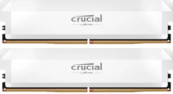 Crucial Pro Overclocking White DIMM Kit 64GB, DDR5-6000, CL40-40-40-80