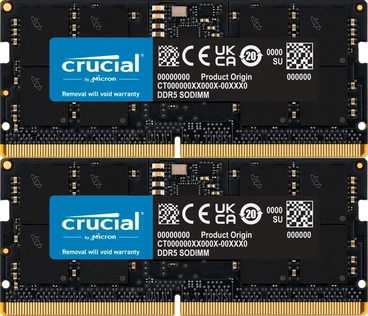 Crucial SO-DIMM Kit 96GB, DDR5-5600, CL46-45-45