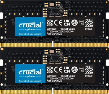 Crucial SO-DIMM Kit 16GB, DDR5-5600, CL46-45-45
