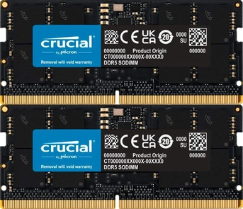 Crucial SO-DIMM Kit 32GB, DDR5-5600, CL46-45-45