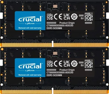 Crucial SO-DIMM Kit 64GB, DDR5-5200, CL42-42-42, on-die ECC