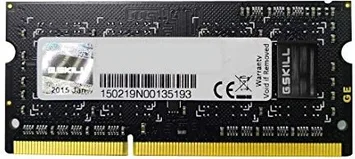 G.Skill SQ Series SO-DIMM 4GB, DDR3-1600, CL9-9-9-28