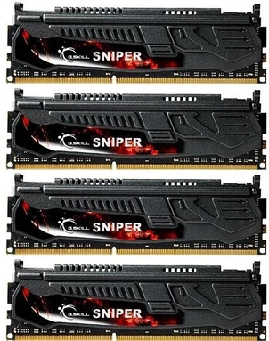 G.Skill Sniper DIMM Kit 16GB, DDR3-2400, CL11-13-13-31