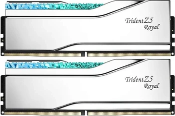 G.Skill Trident Z5 Royal RGB Silver DIMM Kit 48GB, DDR5-8000, CL38-48-48-128