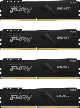 Kingston FURY Beast DIMM Kit 64GB, DDR4-2666, CL16-18-18