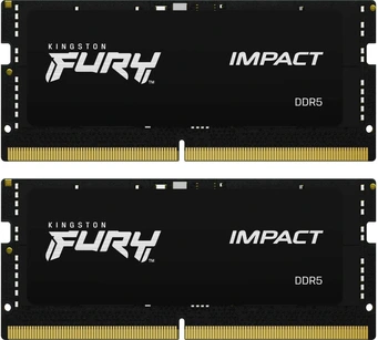 Kingston FURY Impact SO-DIMM Kit 32GB, DDR5-4800, CL38-38-38
