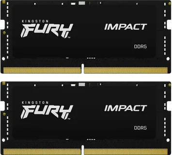 Kingston FURY Impact SO-DIMM Kit 32GB, DDR5-6000, CL38-38-38, on-die ECC