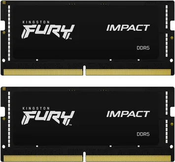 Kingston FURY Impact SO-DIMM Kit 64GB, DDR5-4800, CL38-38-38, on-die ECC