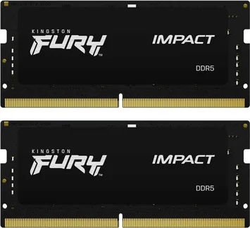 Kingston FURY Impact SO-DIMM Kit 16GB, DDR5-4800, CL38-38-38, on-die ECC