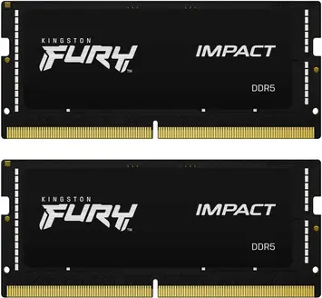 Kingston FURY Impact SO-DIMM Kit 64GB, DDR5-5600, CL40-40-40, on-die ECC