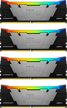 Kingston FURY Renegade RGB DIMM Kit 128GB, DDR4-3600, CL18-22-22