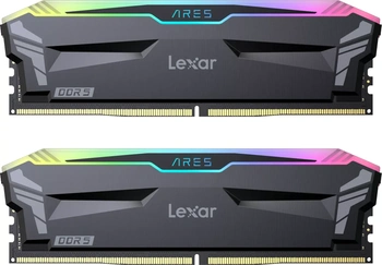 Lexar ARES RGB Black DIMM Kit 32GB, DDR5-7200, CL34-42-42-84