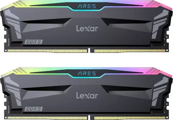 Lexar ARES RGB Black DIMM Kit 32GB, DDR5-6800, CL34-42-42-84, on-die ECC