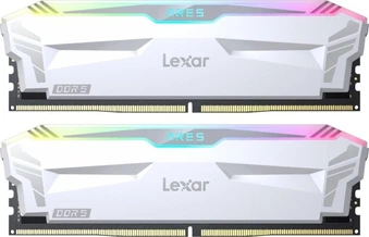 Lexar ARES RGB White DIMM Kit 32GB, DDR5-6400, CL32-38-38-76