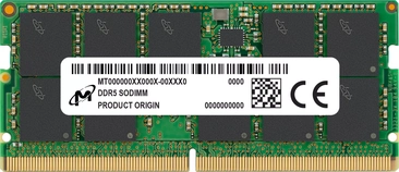 Micron SO-DIMM 32GB, DDR5-4800, CL40-39-39, ECC