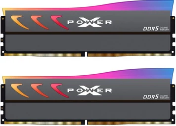 Silicon Power XPOWER Storm RGB gray DIMM Kit 32GB, DDR5-6400, CL32-39-39-102