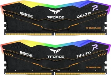 TeamGroup T-Force DELTA TUF Gaming Alliance RGB DIMM Kit 32GB, DDR5-5200, CL40-40-40-76, on-die ECC