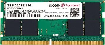 Transcend JetRam SO-DIMM 16GB, DDR5-5600, CL46, on-die ECC