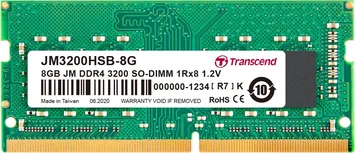 Transcend JetRam SO-DIMM 8GB, DDR4-3200, CL22