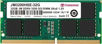 Transcend JetRam SO-DIMM 32GB, DDR4-3200, CL22