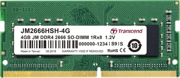 Transcend JetRam SO-DIMM 4GB, DDR4-2666, CL19-19-19