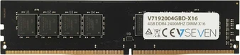 V7 DIMM 4GB, DDR4-2400, CL17
