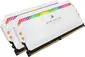 Corsair Dominator Platinum RGB White DIMM Kit 32GB, DDR4-3200, CL16-20-20-38