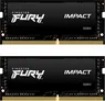 Kingston FURY Impact SO-DIMM Kit 64GB, DDR4-2666, CL16-18-1...