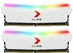 PNY XLR8 Gaming Epic-X RGB White Edition DIMM Kit 16GB, DDR4-3200, CL16-18-18-36