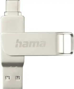 Hama C-Rotate Pro USB Stick 256GB, USB-A 3.0/USB-C 3.0