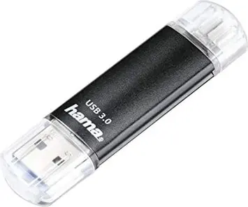 Hama FlashPen Laeta Twin 256GB, USB-A 3.0/USB 2.0 Micro-B