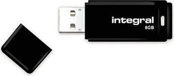 Integral Black 8GB, USB-A 2.0