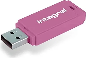 Integral Neon Pink 128GB, USB-A 2.0