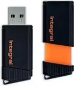 Integral Pulse orange 32GB, USB-A 2.0