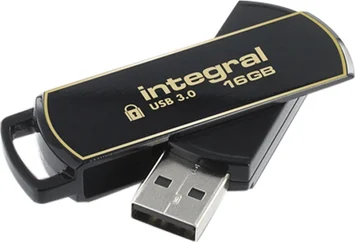 Integral Secure 360 Secure Lock II 16GB, USB-A 3.0