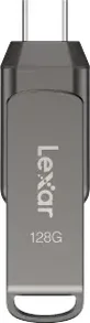 Lexar JumpDrive D400 128GB, USB-A 3.0/USB-C 3.0