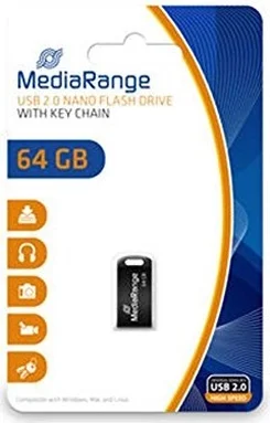 MediaRange USB Nano-Drive 64GB, USB-A 2.0