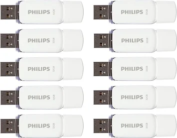 Philips Snow Edition 32GB, USB-A 2.0, 10er-Pack